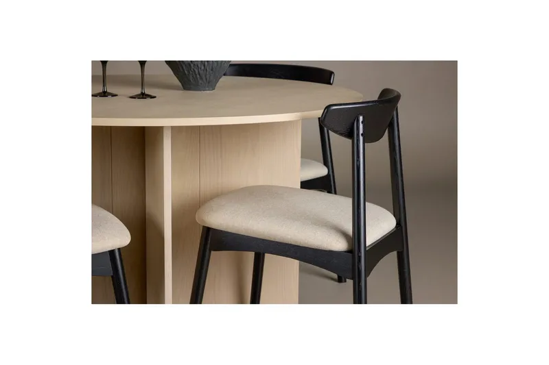 Rundt spisesett Ven, Tyresö - Beige - Møbler - Bord - Spisegruppe