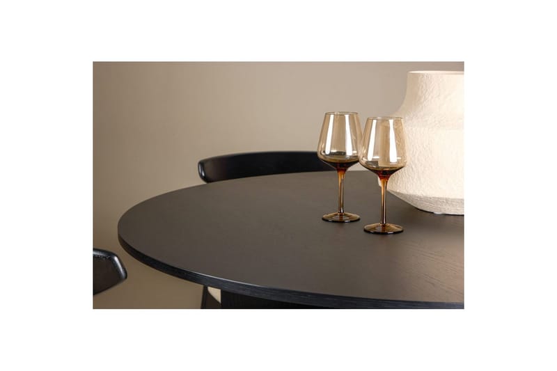 Rundt spisesett Ven, Tyresö - Svart - Møbler - Bord - Spisegruppe