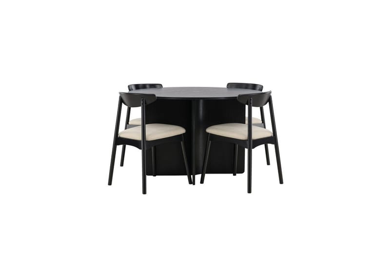 Rundt spisesett Ven, Tyresö, Svart