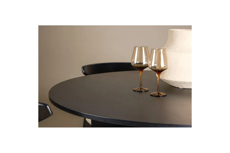 Rundt spisesett Ven, Tyresö - Svart - Møbler - Bord - Spisegruppe