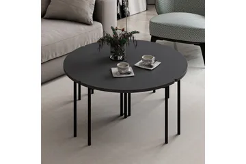 Rusele Sofabord 90 cm - Antrasitt - Møbler - Bord - Sofabord & salongbord