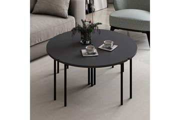 Rusele Sofabord 90 cm - Antrasitt - Møbler - Bord - Sofabord & salongbord