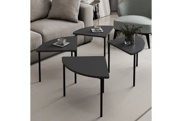 Rusele Sofabord 90 cm - Antrasitt - Møbler - Bord - Sofabord & salongbord