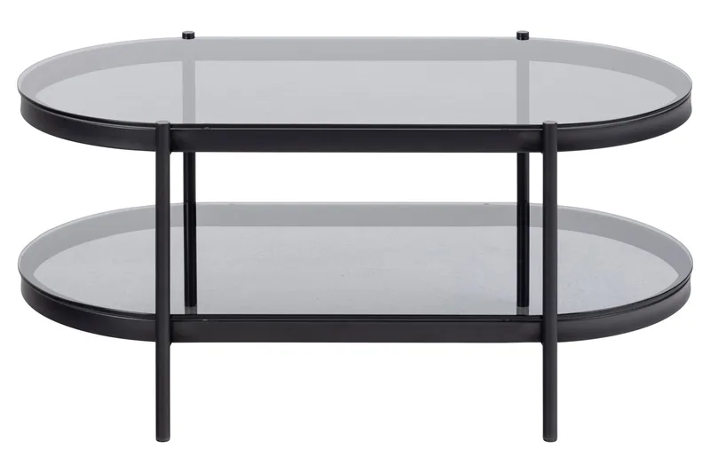 Rutkin Sofabord 95x50 cm - Grå - Møbler - Bord - Sofabord & salongbord