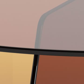 Ryvos sofabord i glass 80 cm rundt - Brun - Møbler - Bord - Sofabord & salongbord