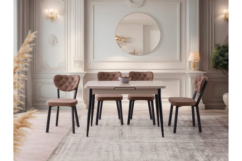 Saidie Spisebord 120 cm Rektangulær - Brun - Møbler - Bord - Spisebord & kjøkkenbord