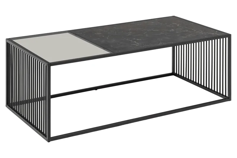 Saklani Sofabord 120x60 cm - Sort - Møbler - Bord - Sofabord & salongbord