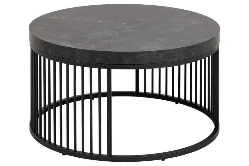 Saklani Sofabord 65 cm, Svart