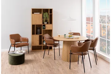 Saku Spisebord 120 cm Rund - Natur - Møbler - Bord - Spisebord & kjøkkenbord