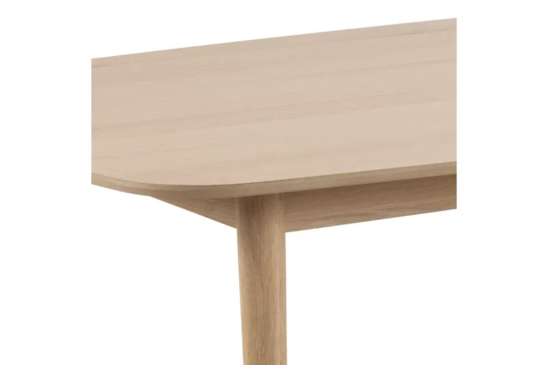 Salama Stort Rektangulært Spisebord 210 cm med Tre- og Eikeutseende - Hvit - Møbler - Bord - Spisebord & kjøkkenbord