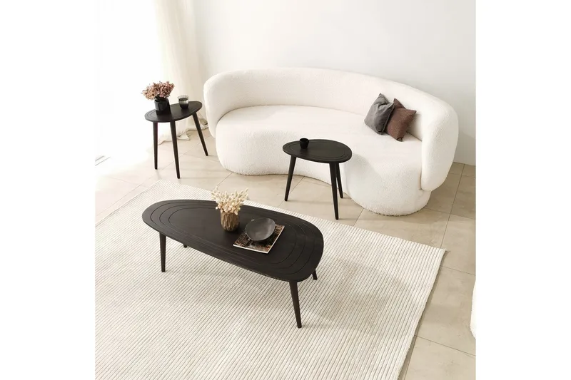 Saldus Sofabord 115 cm - Antrasitt - Møbler - Bord - Sofabord & salongbord