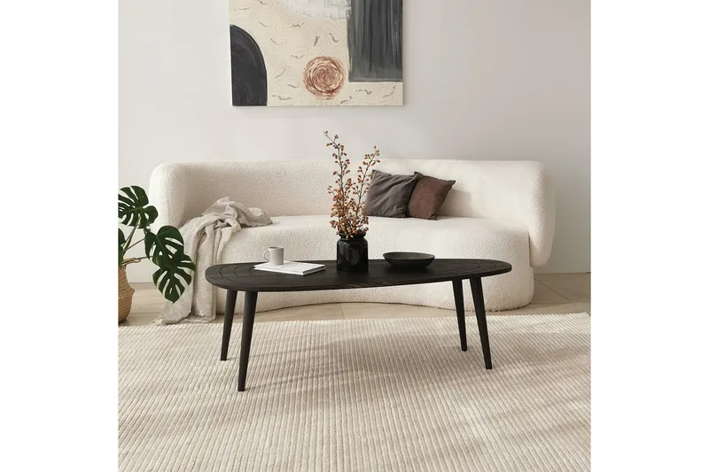 Saldus Sofabord 115 cm - Antrasitt - Møbler - Bord - Sofabord & salongbord