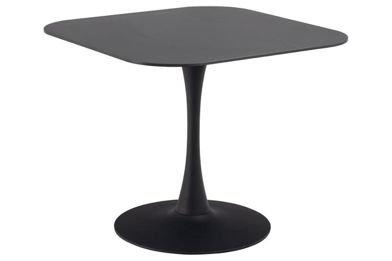 Salm Spisebord 90 cm Kvadratisk - Svart - Møbler - Bord - Spisebord & kjøkkenbord
