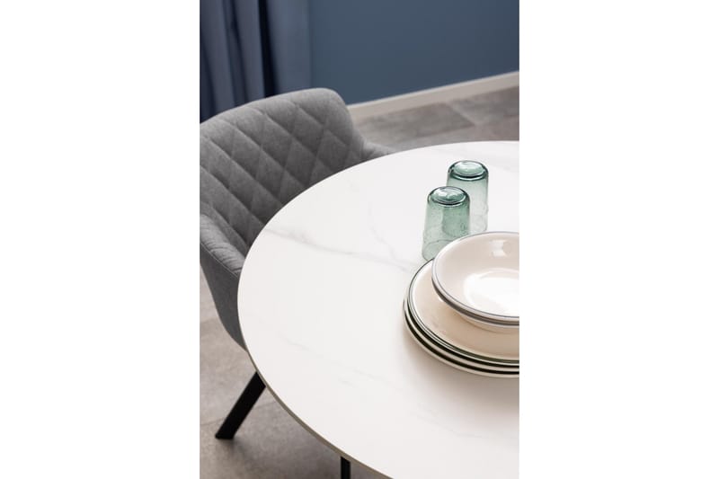 Salm Spisebord 90 cm Rundt - Møbler - Bord - Marmorbord