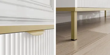 Salmor Sofabord 100 cm - Hvit - Møbler - Bord - Sofabord & salongbord