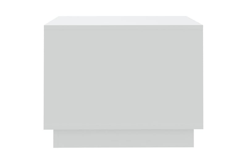 Salongbord hvit 55x55x43 cm sponplate - Hvit - Sofabord & salongbord