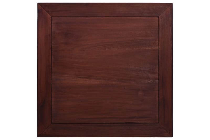 Salongbord klassisk brun 68x68x30 cm heltre mahogni - Brun - Sofabord & salongbord