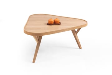Salongbord Wallxpert Alba (95 x 44 x 95 cm) Eik - Eik - Møbler - Bord - Marmorbord