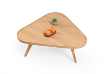 Salongbord Wallxpert Alba (95 x 44 x 95 cm) Eik - Eik - Møbler - Bord - Marmorbord