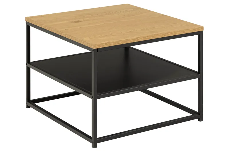 Sofabord Saloni 55x55 cm, Natur