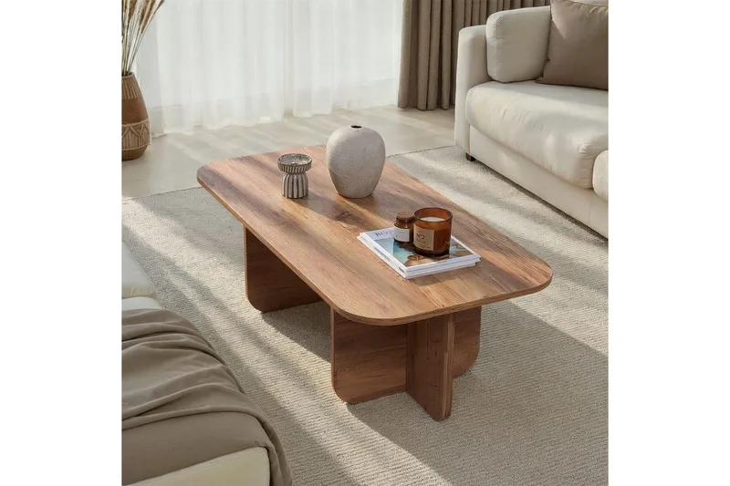 Salrin Sofabord 120 cm - Brun - Møbler - Bord - Sofabord & salongbord