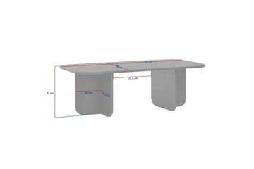 Salrin Sofabord 120 cm - Svart - Møbler - Bord - Sofabord & salongbord