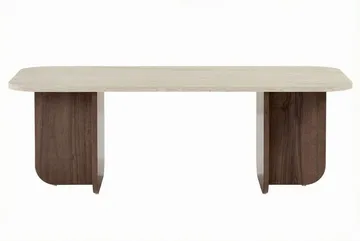 Salrin Sofabord 120x41x60 cm - Travertin, Venezia valnøtt - Møbler - Bord - Sofabord & salongbord