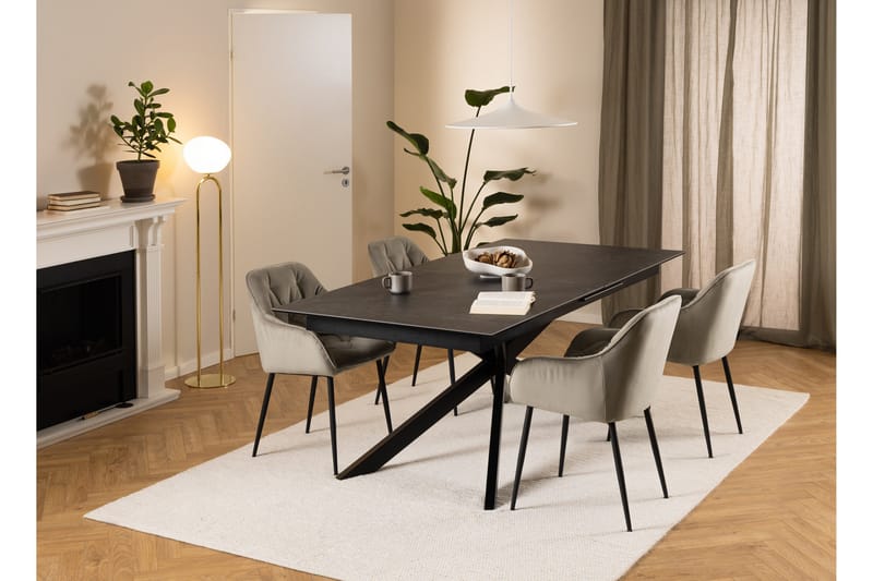 Salupa Spisebord 240x100 cm - Sort - Møbler - Bord - Marmorbord