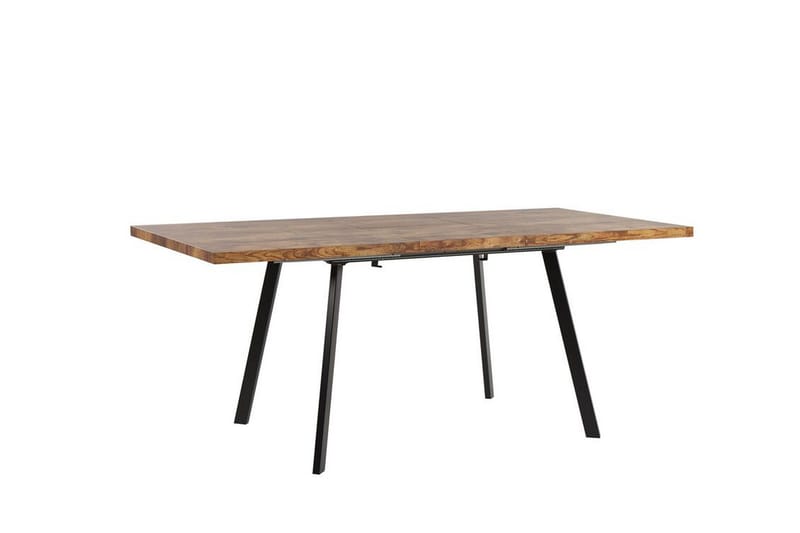Spisebord Hadham 180 cm Sammenleggbart - Lysebrun/Svart - Møbler - Bord - Sammenleggbart bord
