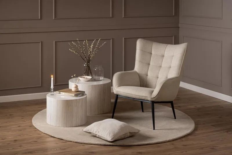 Samon Sofabord 58 cm - Beige - Møbler - Bord - Sofabord & salongbord