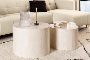 Samon Sofabord 58 cm - Beige - Møbler - Bord - Sofabord & salongbord