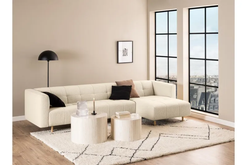 Samon Sofabord 58 cm - Beige - Møbler - Bord - Sofabord & salongbord