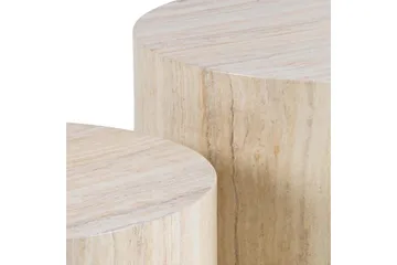 Samon Sofabord 58 cm - Beige - Møbler - Bord - Sofabord & salongbord