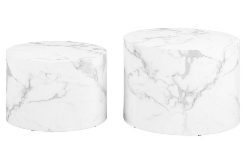 Samon Sofabord 58 cm - Hvit - Møbler - Bord - Sofabord & salongbord