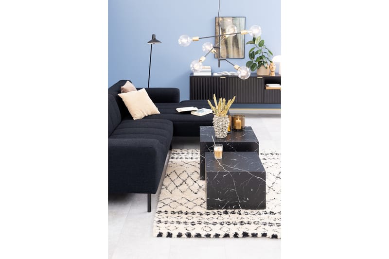 Samon Sofabord 58x58 cm - Sort - Møbler - Bord - Sofabord & salongbord