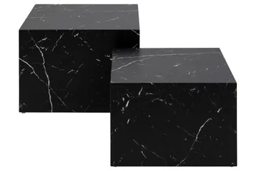 Samon Sofabord 58x58 cm - Sort - Møbler - Bord - Sofabord & salongbord