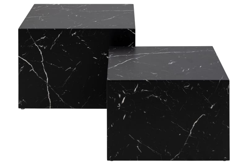 Samon Sofabord 58x58 cm - Sort - Møbler - Bord - Sofabord & salongbord