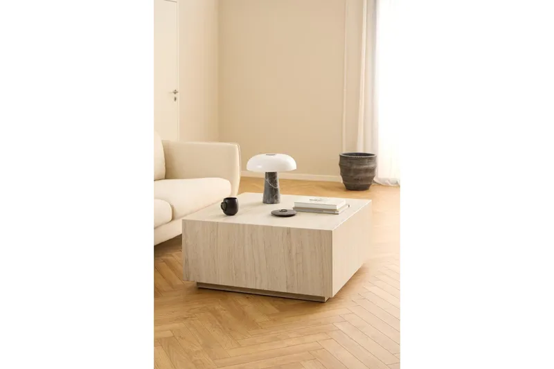 Samon Sofabord 90 cm - Beige - Møbler - Bord - Sofabord & salongbord