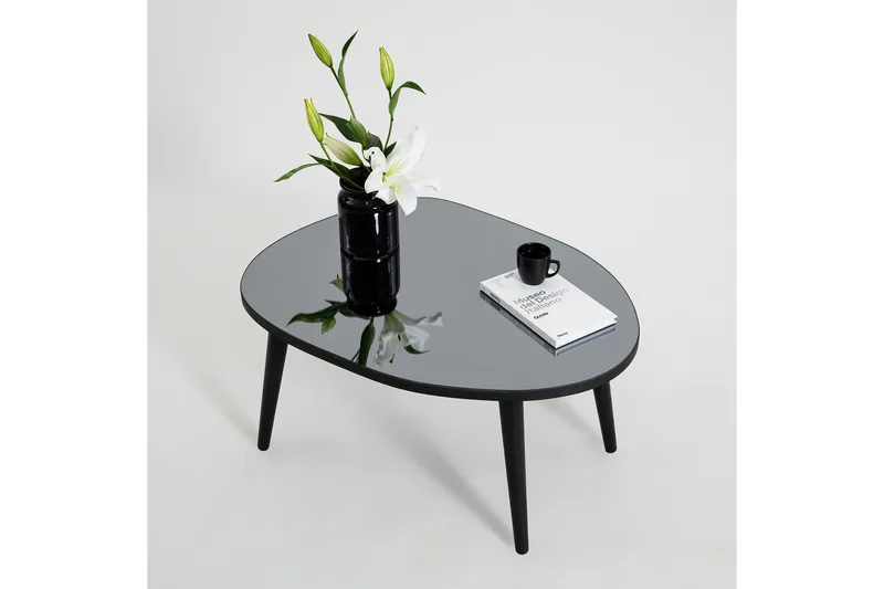 Samtens Sofabord 75 cm - Svart - Møbler - Bord - Sofabord & salongbord