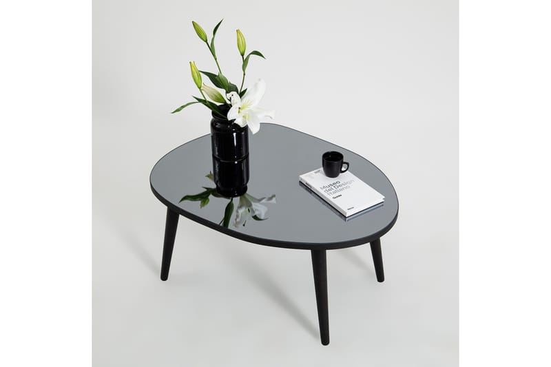 Samtens Sofabord 75 cm - Svart - Møbler - Bord - Sofabord & salongbord