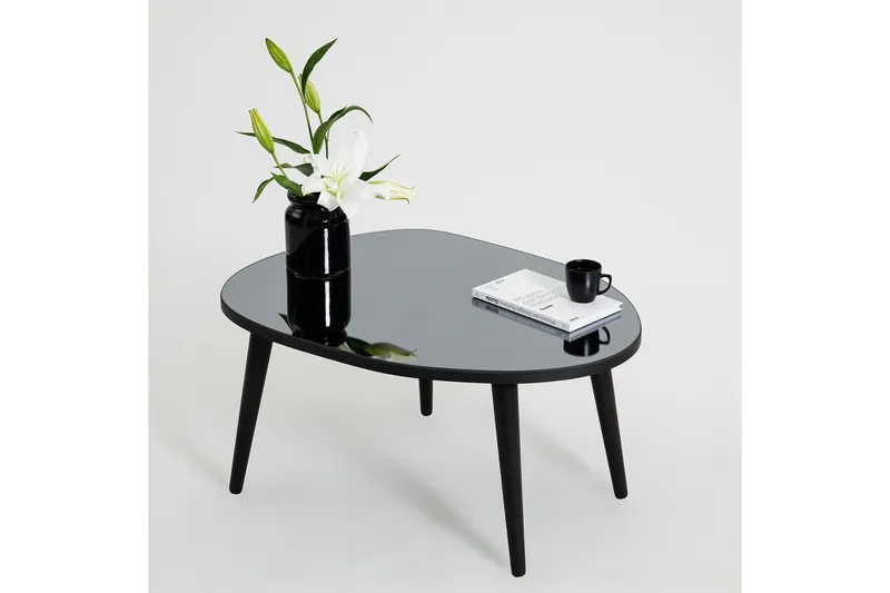 Samtens Sofabord 75 cm - Svart - Møbler - Bord - Sofabord & salongbord