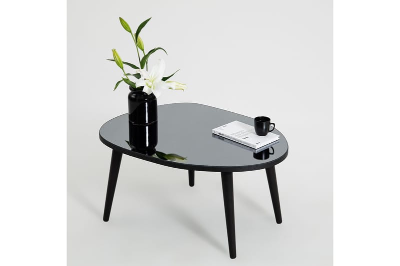 Samtens Sofabord 75 cm - Svart - Møbler - Bord - Sofabord & salongbord