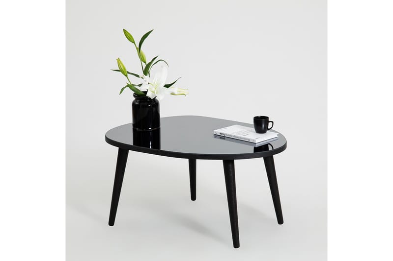 Samtens Sofabord 75 cm - Svart - Møbler - Bord - Sofabord & salongbord