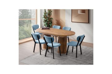 Samtens Spisebord 180 cm Rektangulær - Valnøtt - Møbler - Bord - Spisebord & kjøkkenbord