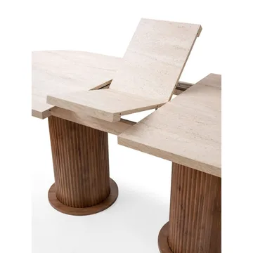 Samtens Spisebord Oval 180 cm - Brun/Taupe - Møbler - Bord - Spisebord & kjøkkenbord