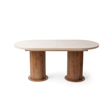 Samtens Spisebord Oval 180 cm - Brun/Taupe - Møbler - Bord - Spisebord & kjøkkenbord