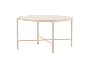 Sandhamn Sofabord 70 cm Rund - Beige - Møbler - Bord - Sofabord & salongbord