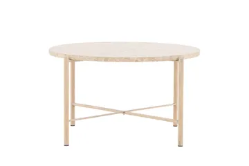 Sandhamn Sofabord 70 cm Rund - Beige - Møbler - Bord - Sofabord & salongbord