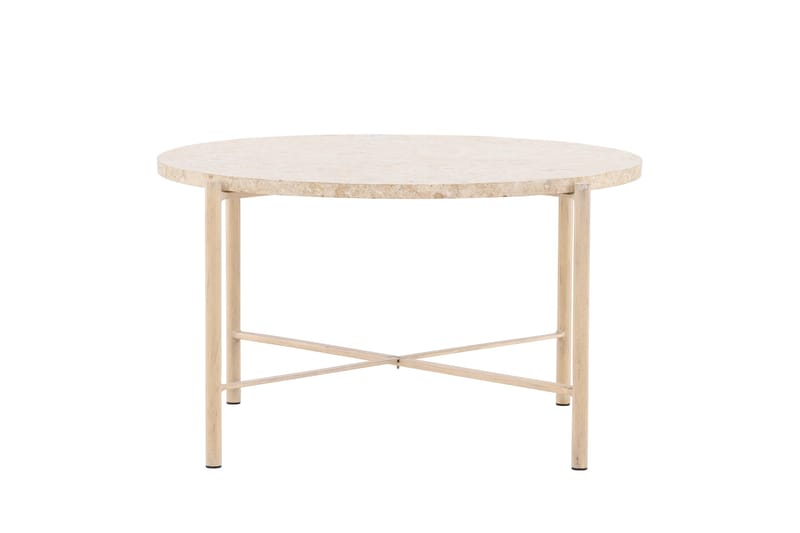 Sandhamn Sofabord 70 cm Rund - Beige - Møbler - Bord - Sofabord & salongbord