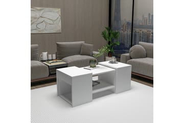 Sarte Sofabord 100x37 cm - Hvit - Møbler - Bord - Sofabord & salongbord